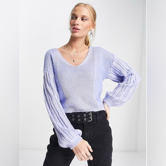 NWT Free People When It Rains Dropped Shoulder Sweater - Picture 4 of 7